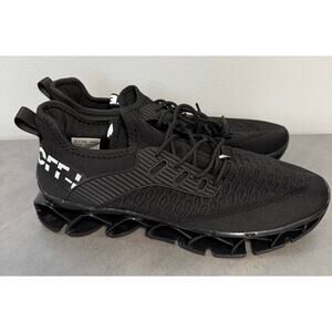 Chopben Men's Running Shoes Blade Non Slip Fashion Sneakers EUR 46 Black New